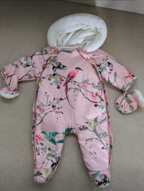 ted baker newborn snowsuit